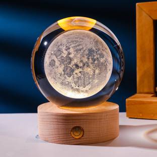 fire turtle Crystal Ball Night Lamp, LED Space Projection Table Lamp for Home Decoration Night Lamp