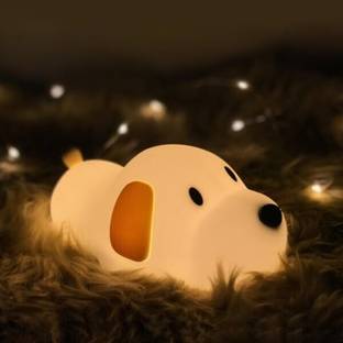 KRISHNASALESSS Puppy Night Light for Kids Room, Tap Control, 7 Color Changing Night Lamp Night Lamp