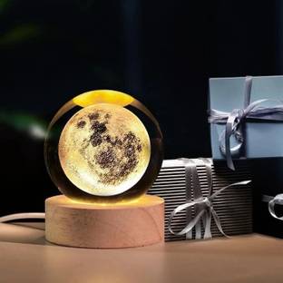 FIVANIO 2313D CRYSTAL BALL NIGHT (MOON)-138 H131 Night Lamp