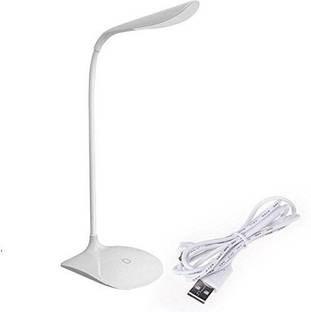 VAGMI Lavi RECHARGEABLE TOUCH DIMMER Study Lamp Rock Lamp 8888 Table Lamp (21 cm, White) Study Lamp