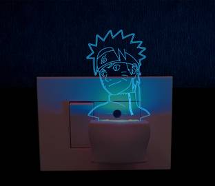 Viyapaari NarutoItachi45 Plug Night Light 7 Color Changing Light Anime Home Decor lamp Night Lamp