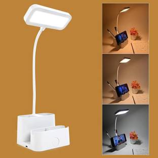 MOGADGET Rechargeable,Touch Table Lamp for study room with USB Charging Study Lamp