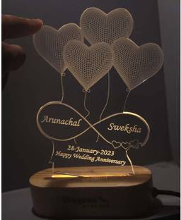 Shayona Happy Wedding Anniversary Night Lamp