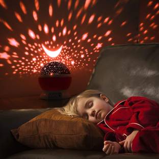 UNZAG StarMaster Dream Colorful LED Rotating Projector 360 Degree Moon Star Projection Night Lamp
