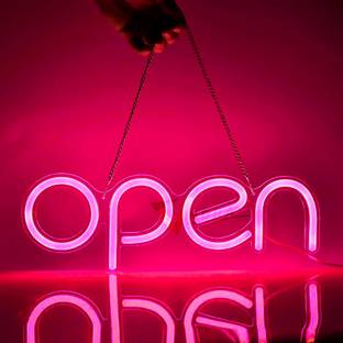 VNDRA Open Signs for Business Neon Led Sign open neon sign shop, hotel, Bar,Logo etc. Night Lamp