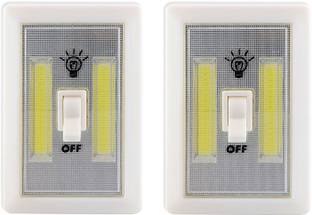 Ascension 2W 240 Lumens COB Emergency Wall Switch Night Light (Pack Of 2) Night Lamp