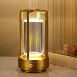 MYHEART Portable Metal Cordless Table Lamp, Wireless Lamp, Rechargeable Table Lamp