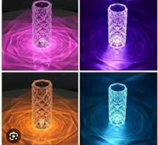 Omwati Enterprises ROSE DIAMOND TABLE LAMP(USBCHARGING TOUCH LAMP) Table Lamp