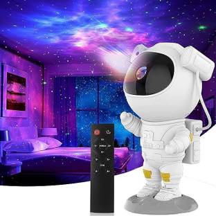 Unix Online Galaxy Night Light Astronaut Space Star Projector Nebula 360° Adjustable Head Night Lamp