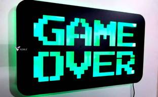 VNDRA Gamer Zone Game Room 3d Wall,16 Color Change with Remote Control Night Lamp