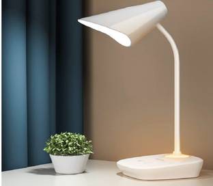 AKR LED DESK TOUCH SWITCH , 2000 mAH BATTERY , NIGHT LAMP RECHARGEABLE TABLE LAMP LED STUDY LAMP ( 30CM , WHITE ) Study Lamp