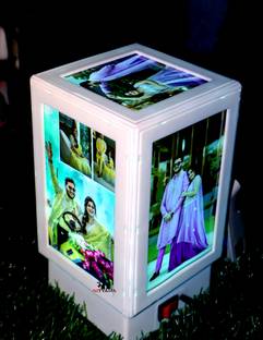 nityama LED RGBLight 7colorTable Lamps Plasticwith5PhotiPrint-Ratingotft gifts Night Lamp