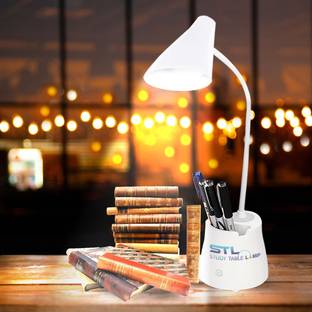 Study Table Lamp Rechargeable Led Study Table Desk Lamp With Touch Control & Pen, Mobile Holder Table Lamp