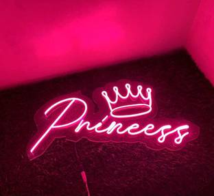 shyam enterprises PRINESS NEON SIGN FOR DECORATION ITEMS Table Lamp