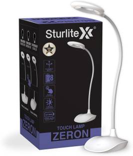 Sturlite Zeron 5W Rechargeable LED|(3 in 1) Dimmable Light|(3_28) Hr Backup Table Lamp