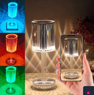 OSHD Crystal Lamp Touch 16 Colour Changing Lamp Diamond Light Coolest Lamp For Room Night Lamp