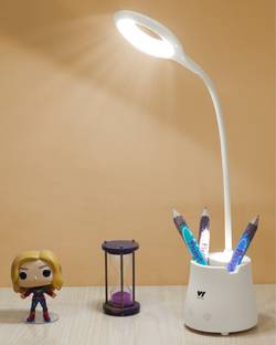 WEIRD WOLF 3 Level Brightness Mode Rechargeable, Flexible Gooseneck LED Study / Desk Table Lamp