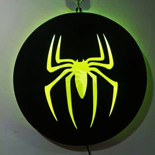 VNDRA Avenger Wood Art Thor Hulk Spiderman Ironman Light 16 Color Change LED Night Lamp