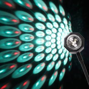 PAPLAJ ENTERPRISES M9 Shower Disco Light for Home Cars SUVs Bedroom and Hall Shower Laser Light Single Disco Ball