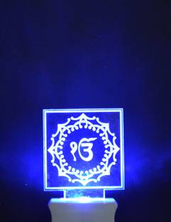 Gojeeva The Ek Onkar 3D illusion Night Lamp is Extremely cool Night Lamp