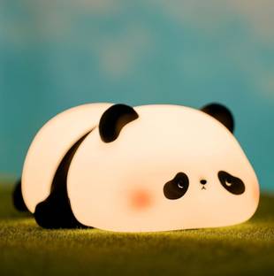 MILONI USA Cute Panda Silicon USB Rechargeable Night Light Lamp Night Lamp