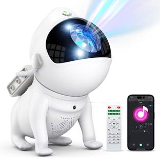 Galox Space Dog Star Glaxay Light With Bluetooth Remote Control 8 White noise Sound