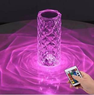 Taveesa Crystal Diamond Night Lamp 16 Color RGB Changing LED Lights With USB Remot G10 Night Lamp