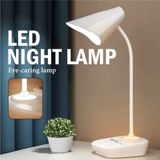 Study Table Lamp Rechargeable Table LED Desk Study Lamp Touch Sensor 3 Level Brightness Dimmable Table Lamp
