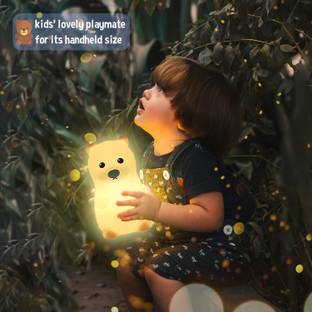 SKYTONE Panda Night Light for Kids, Food Grade Silicone, Rechargeable Night Lamp