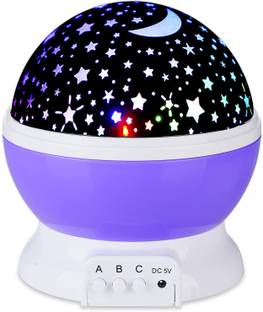Sunnest Star Projector Lamp with Colors and 360-degree Moon Star Projection Night Lamp