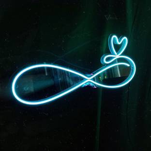 VNDRA Infinity Neon Sign Light Neon LED Light Lights Sign Bedroom,Party,Bar neon Night Night Lamp