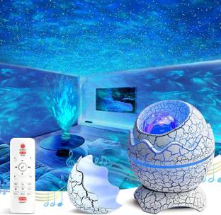 Dwiti Enterprise Egg Galaxy Projector Astronaut Projector Light,Bluetooth Speaker,8 Sounds Night Lamp