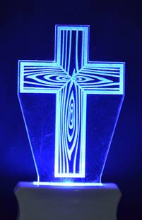 Gojeeva The Christian Cross 3D illusion Night Lamp is Extremely cool and 3D illusion Design Night Lamp