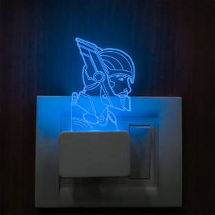 StarLaser thor258 Avengers Plug Night Light 7 Color Changing Light Gift for Avengers Lover Night Lamp