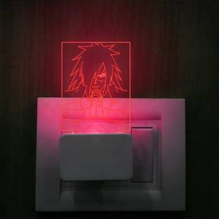 ASA CRAFT 3D Madara-uchiha321 Naruto Plug Night Lamp Illusion led Light for Kids Room Night Lamp
