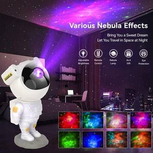 Ml sewliya Astronaut Galaxy Projector with Remote Control-360° Adjustable Timer Night Lamp