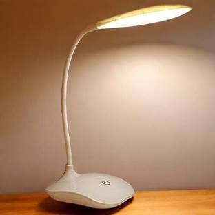AKR Powerful Rechargeable Emergency Table Lamp (White)_273 Study Lamp