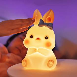 Dwiza Enterprise Bunny Night Lamp/Bunny Night Light /Rabbit Night Lamp /Rabbit Lamp Silicone Lamp Night Lamp