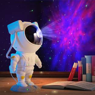 Hujai The Astronaut Galaxy Light Projector with Remote Control Table Lamp