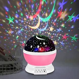 Attilio Night Lamp, Sky Star Master, with Colors and 360 Degree Star Projection Night Lamp