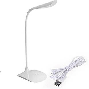 BASIC DEAL Table Desk Lamp Led Light For Study Study Lamp (21 cm, White) Study Lamp