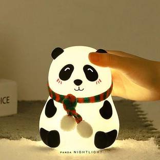 DaduGirase Cute Panda Silicon USB Rechargeable Night Light Lamp with Gesture Control Sensor Night Lamp