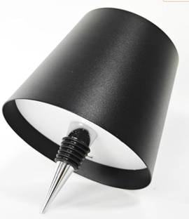 KIZJORYA Wireless Bottle Lamp, LED Wireless Wine Bottle Lamp Shade Table Lamp