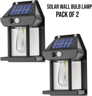 SSS Solar Interaction Wall Lamp with 120 deg Sensing Angle Solar Light Set PACK OF 2 Night Lamp