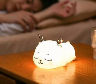 PARTHEN ENTERPRISE Cute Silicone Panda Lamp Colour Changing Touch Sensor Use Baby Bedroom Decor Night Lamp