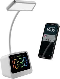 xech Alarm Clock Lamp and Pen Stand mini Speaker Rechargeable Desk Lamp (Prism Ultra) Study Lamp