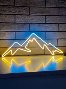 VNDRA Mountain neon wall Neon Sign neon Wall decor, Mountain Art Light Sign home decor Night Lamp
