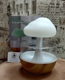 Dherik Tradworld Raining Cloud Night Light Aromatherapy Essential Mushroom Shap Table Lamp
