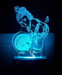 AJANTA Krishna (Code -2020) 3d Night Lamp
