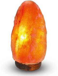REIKI CRYSTAL PRODUCTS Natural Himalayan Rock Salt Lamp Fragrance Oil BurnerAroma Lamp With Lavender Essential Oil for Positive Energy, Purification, Best Wellness Gift Table Lamp